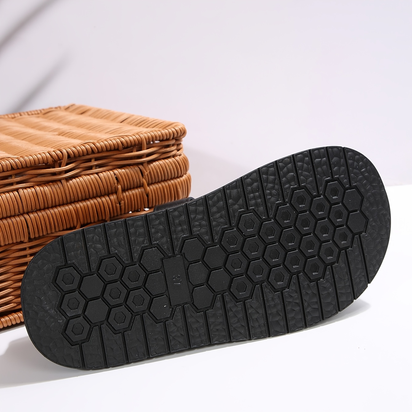 Women's Thick-Soled Half Mesh Breathable Lazy Summer Shoes