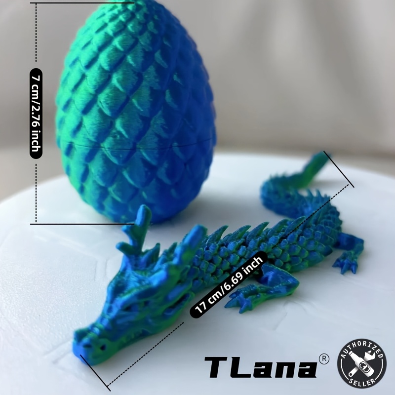 6 Dracheneier Mit 3D Drachen - Farbenfrohes Spielzeug & Deko