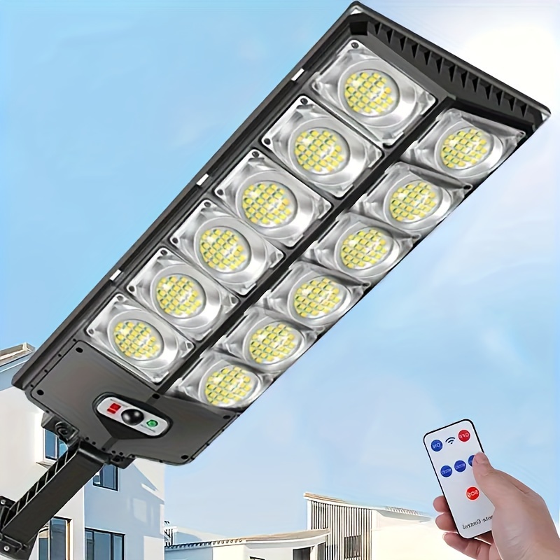 

Solar Lights Outdoor 6500k Wide Angle Motion Sensor 100000lm, Light Dusk To Dawn, Solar Flood Light(dusk To Dawn) Led Lights, Commercial Area, , Yard, And Outdoor Lighting.