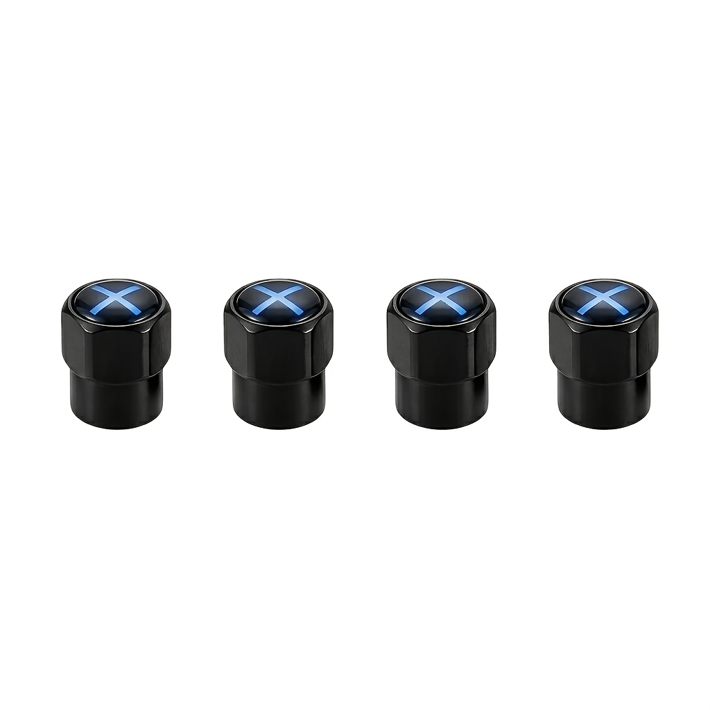 TEMU Bouchons de valve de pneu hexagonaux -poussière et -fuite, compatibles avec , camions, VUS, vélos et motos, robustes et durables, rehaussent de