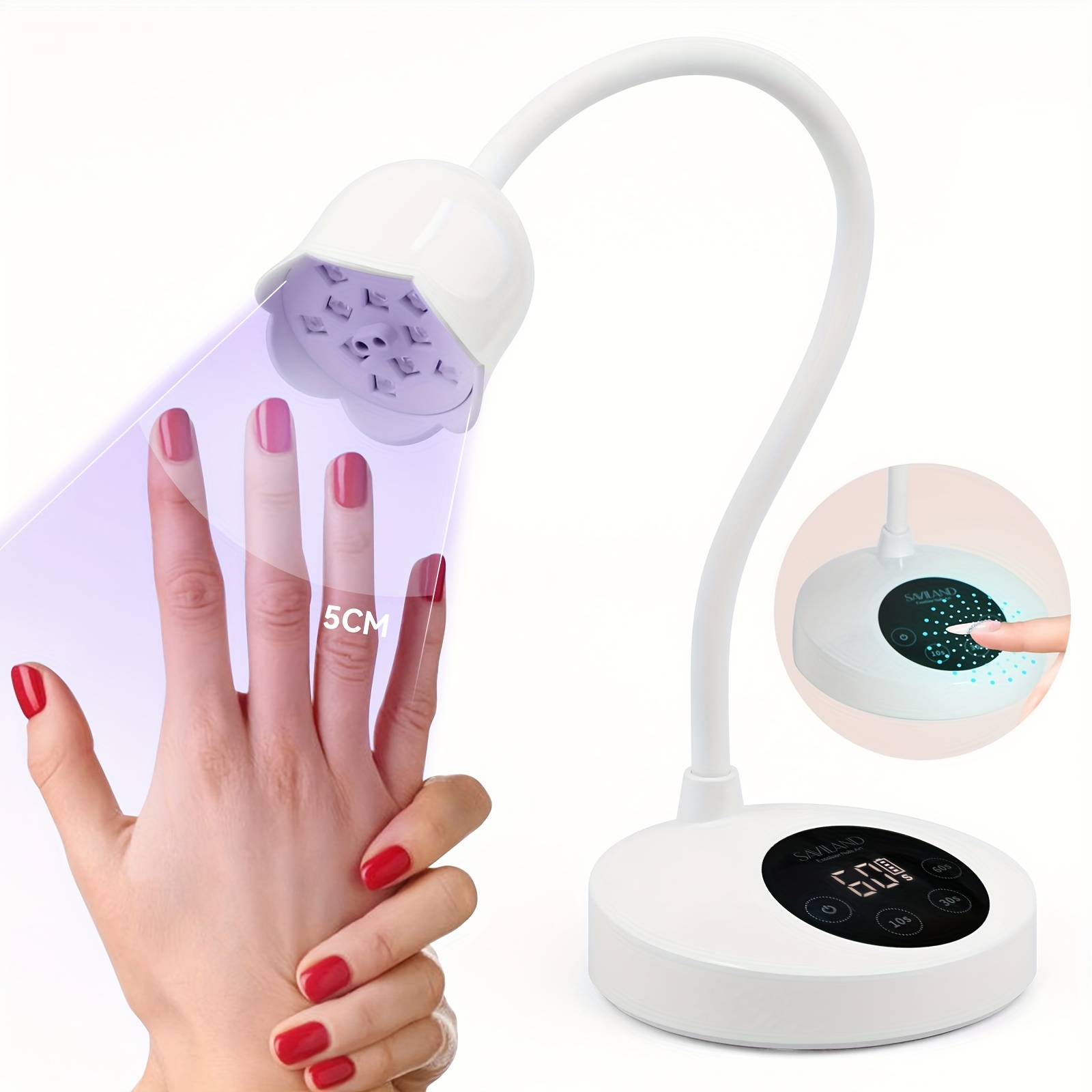 

Saviland -30w Gel X For Gel Polish, Rechargeable Led Cure Gel Drying U V For Diy