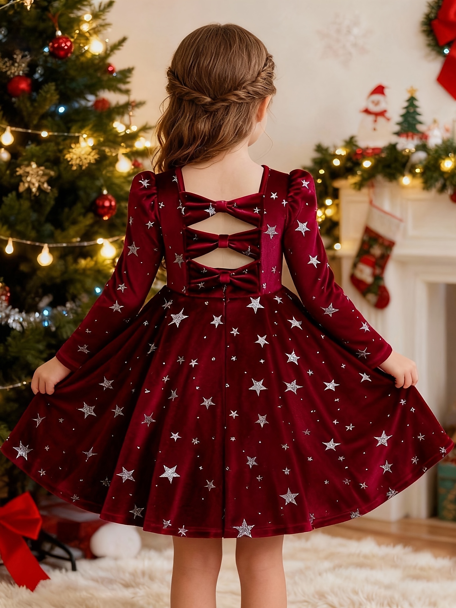christmas dresses for tweens KAGAYD Girls Cosplay Santa Clothes Sequin Mesh Tulle Dress Kids Sleeveless Puffy Parties (a-Red, 2-3 Years): Clothing, Shoes & Jewelry Have a nice day~^ Girls Holiday & Christmas Outfits