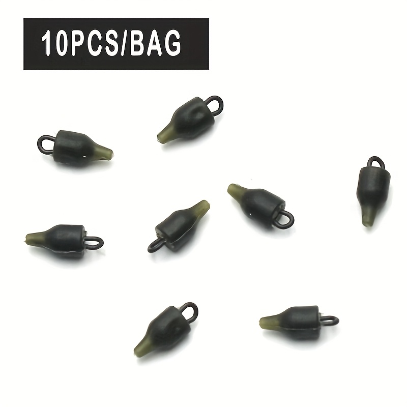 E-shop 10 Stück Karpfenangelzubehör Turbo-Perlen Schnellwechsel-Wirbel -Feeder Hair Chod Ronnie Rig für Karpfenangelzubehör