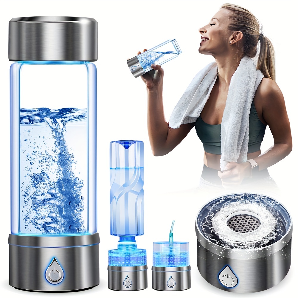 

Hydrogen Water Bottle Is A 3- Hydrogen Water Generator Hydrogen-oxygen Separation, Which Generates Ppb Of Odourless Hydrogen Water (triple-use Type)