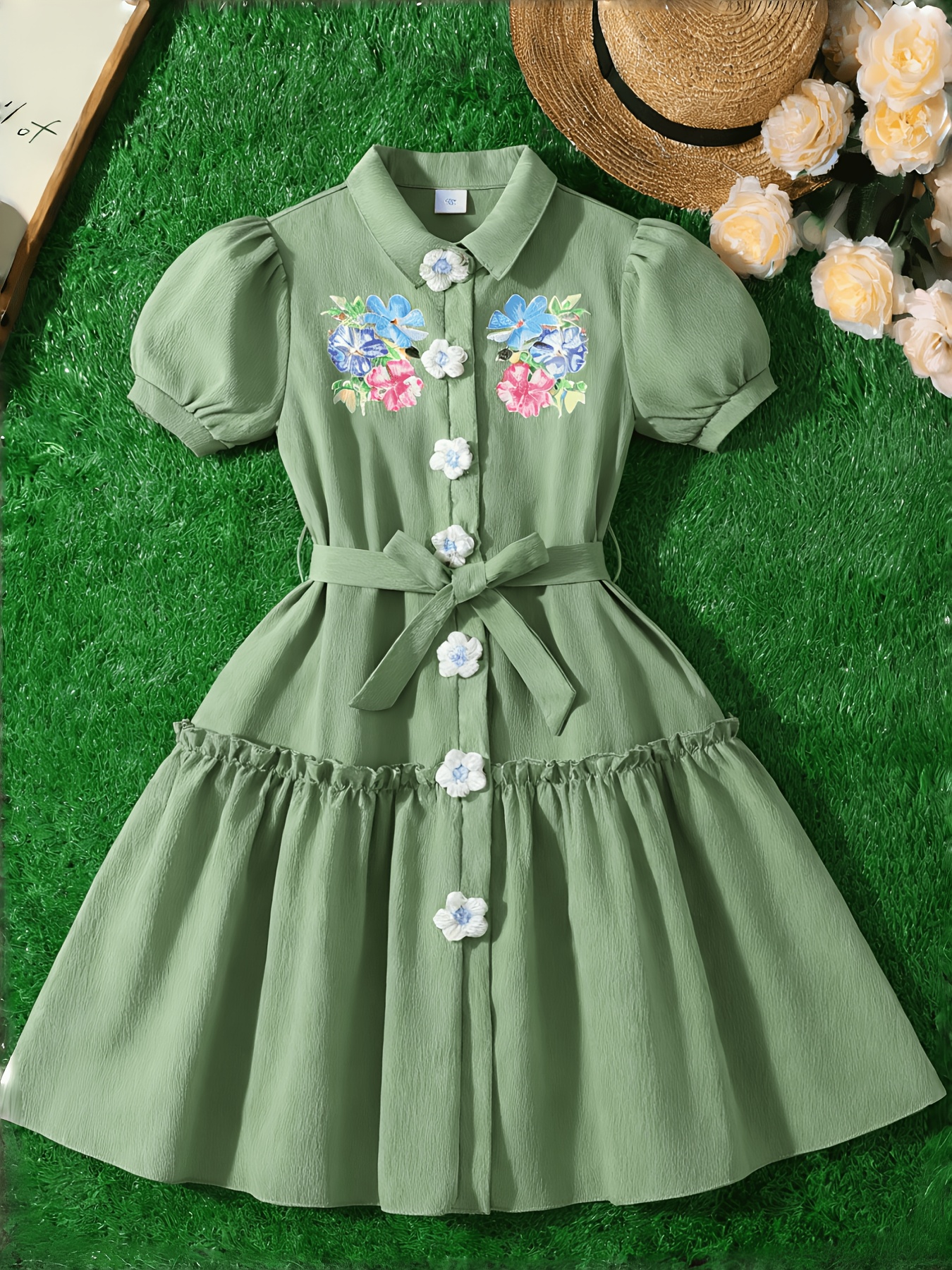 sachin and babi light blue dress Womens Christmas Tea Dress, 1950s Short Sleeve Vintage Print Swing Dress,  Retro Holiday Style for Party and Evening Wear