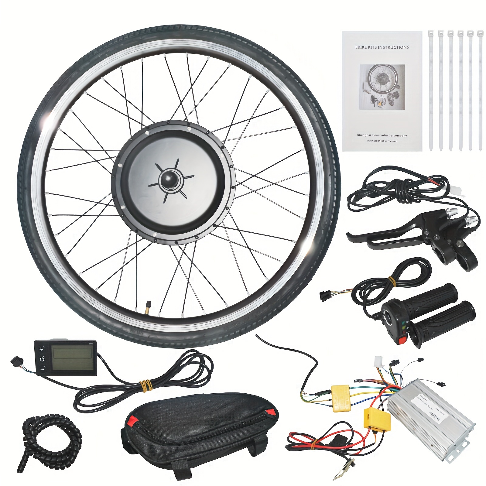 26 universal front wheel electric bike conversion kit e bike modification assembly Product details 0