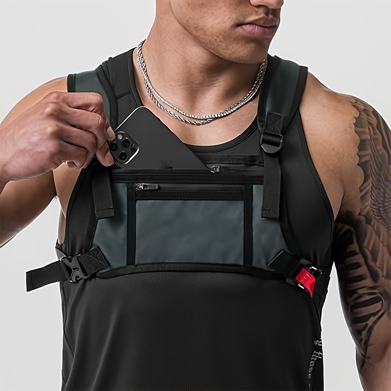 A Versatile, And Durable Chest Bag Designed for Outdoor Activities Like Running, Cycling, And Mountaineering