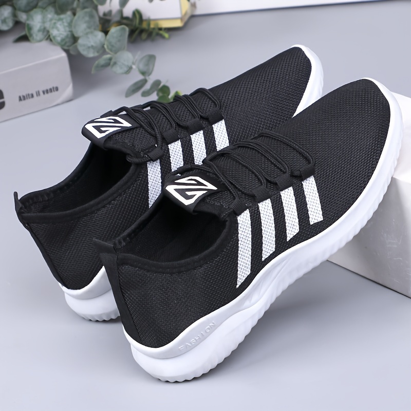 Men's Trendy Breathable Running Shoes Comfy Non Slip Lace - Temu