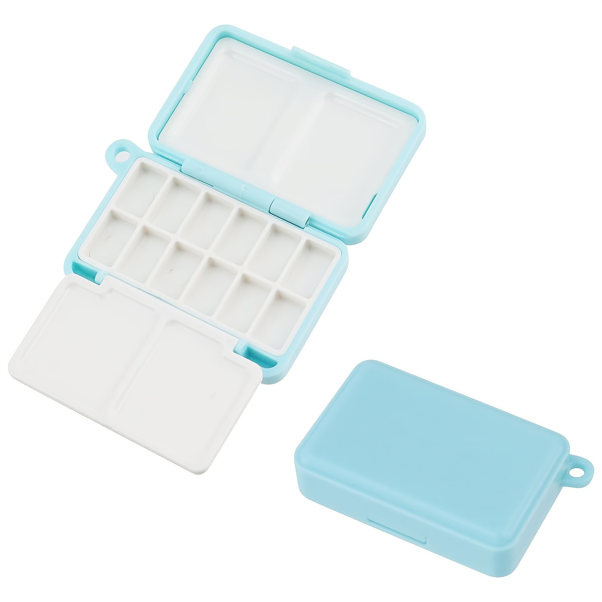TEMU Portable Watercolor Paint Box, Foldable Paint Storage Case, Watercolor Paint Mixing Palette For Oil And Acrylic Painting