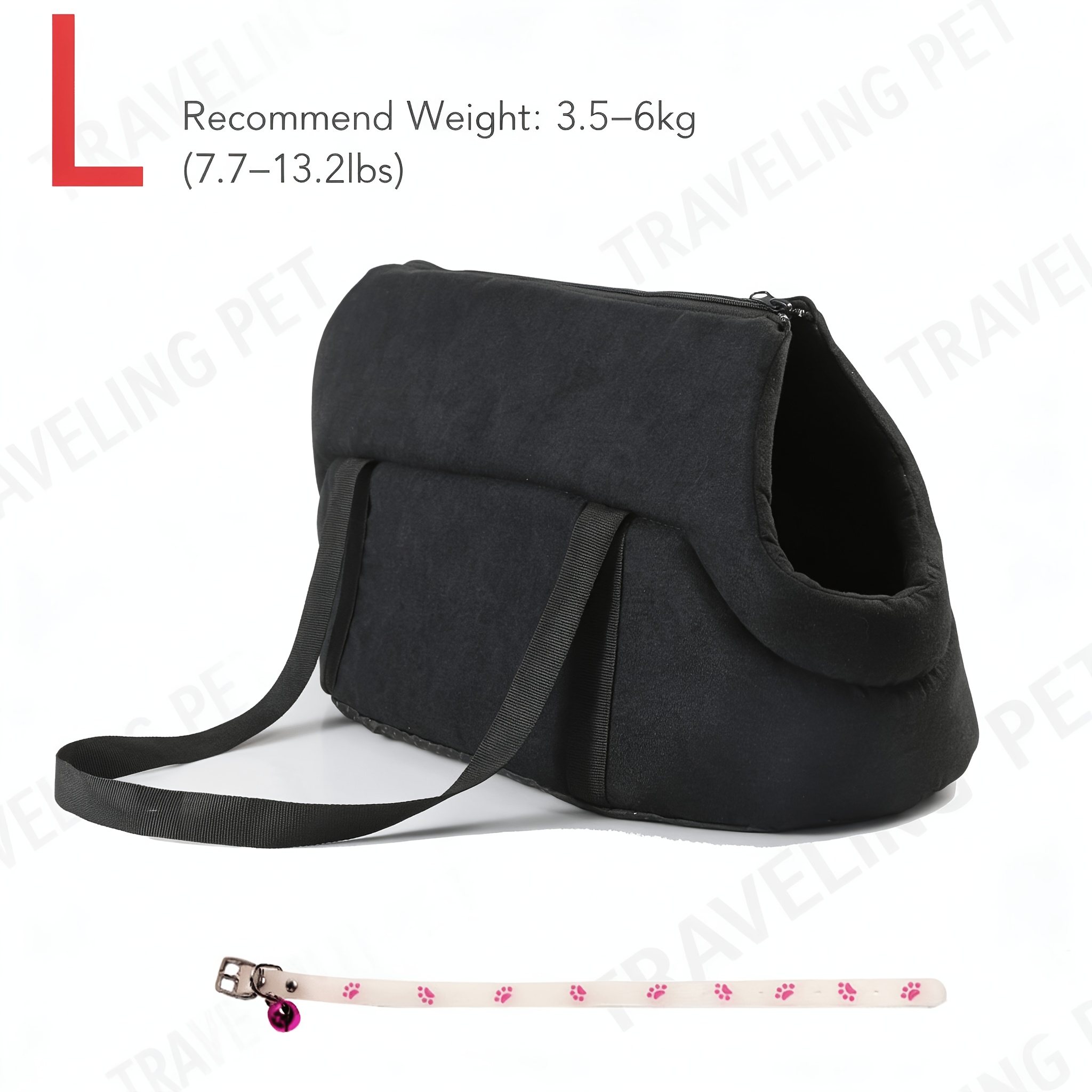 TEMU Pet Travel Tote Bag, A Soft And Portable Handbag Suitable For Hiking, Camping, Vet , Halloween, Christmas, And Thanksgiving Pet Outdoor Gifts,