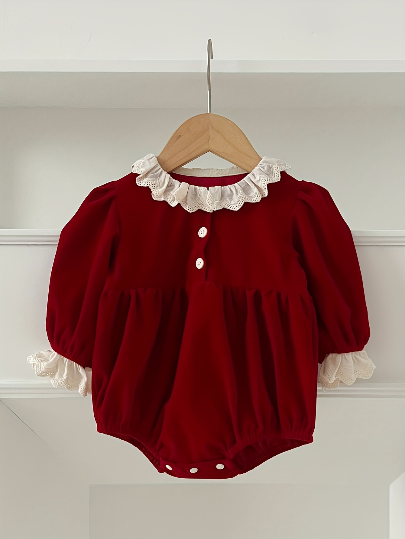 Velvet Romper Baby Girl Temu Canada