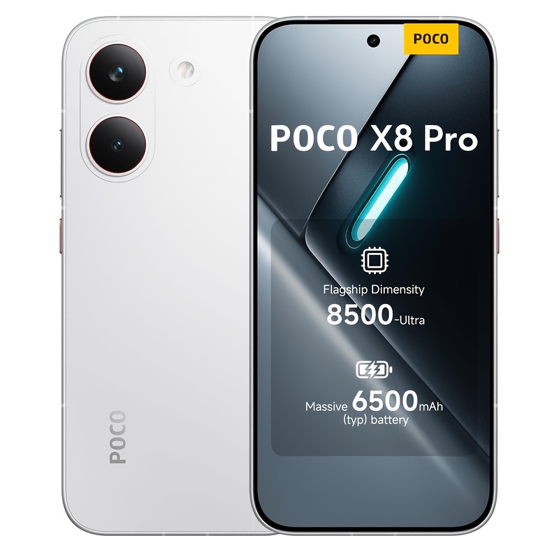 XIAOMI Poco X8 PRO 5G Ai (Compatible con Tmobile Mint Tello y Global) (512GB + 8GB) 6.59