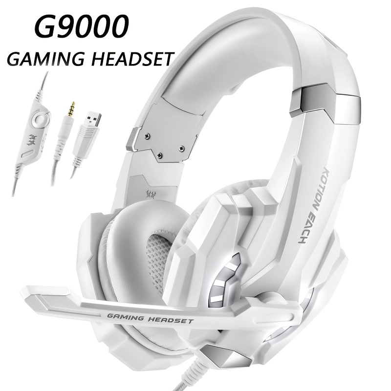 stereo gaming headset ps4 pc one microphone noise Temu