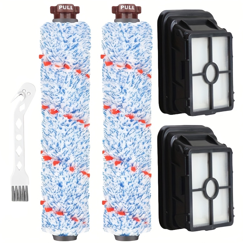 E-shop Ersatzteile für Bissell Crosswave Pet Pro 1785A 2306A 1785 Staubsauger, 2 Stück Multifunktionale Bürsten 1868 und 2 Stück Filter 1866 Plus 1