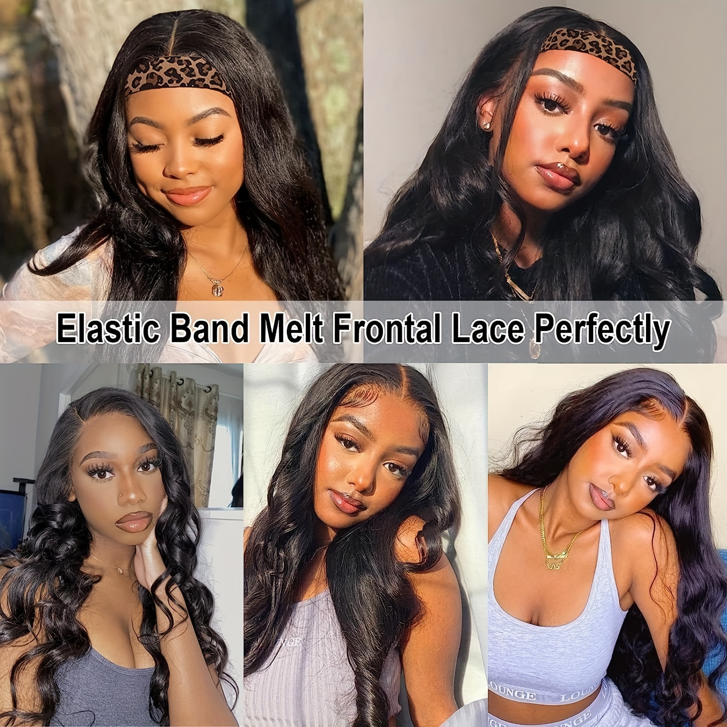 3pcs Lace Melting Band For Lace Wigs Elastic Band For Melting