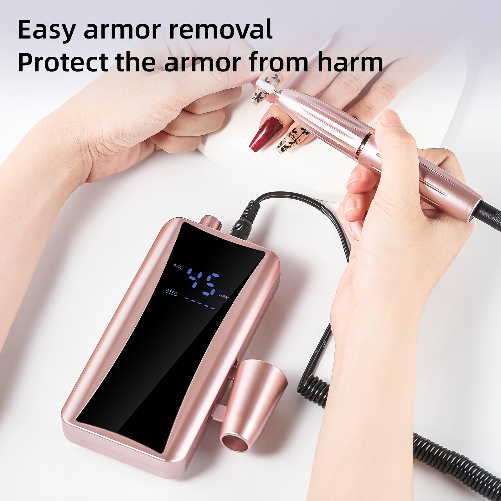 New Portable Nail Drill, Rechargeable USB