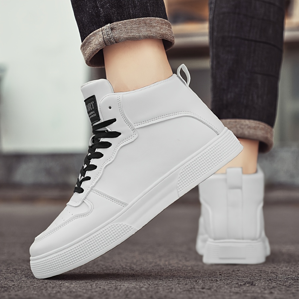 Zapatillas de Skate Casuales para Hombre Ligeras y Transpirables - Parte Superior Duradera de PU Antideslizante y Suela de PVC, Diseño Bajo con Cordones para Caminar al Aire Libre, Estilo Urbano Callejero - Zapatos Cómodos para Todas las Estaciones, Zapatillas Casuales | Diseño Elegante del Zapato | Confort Transpirable, Zapatos de Skate