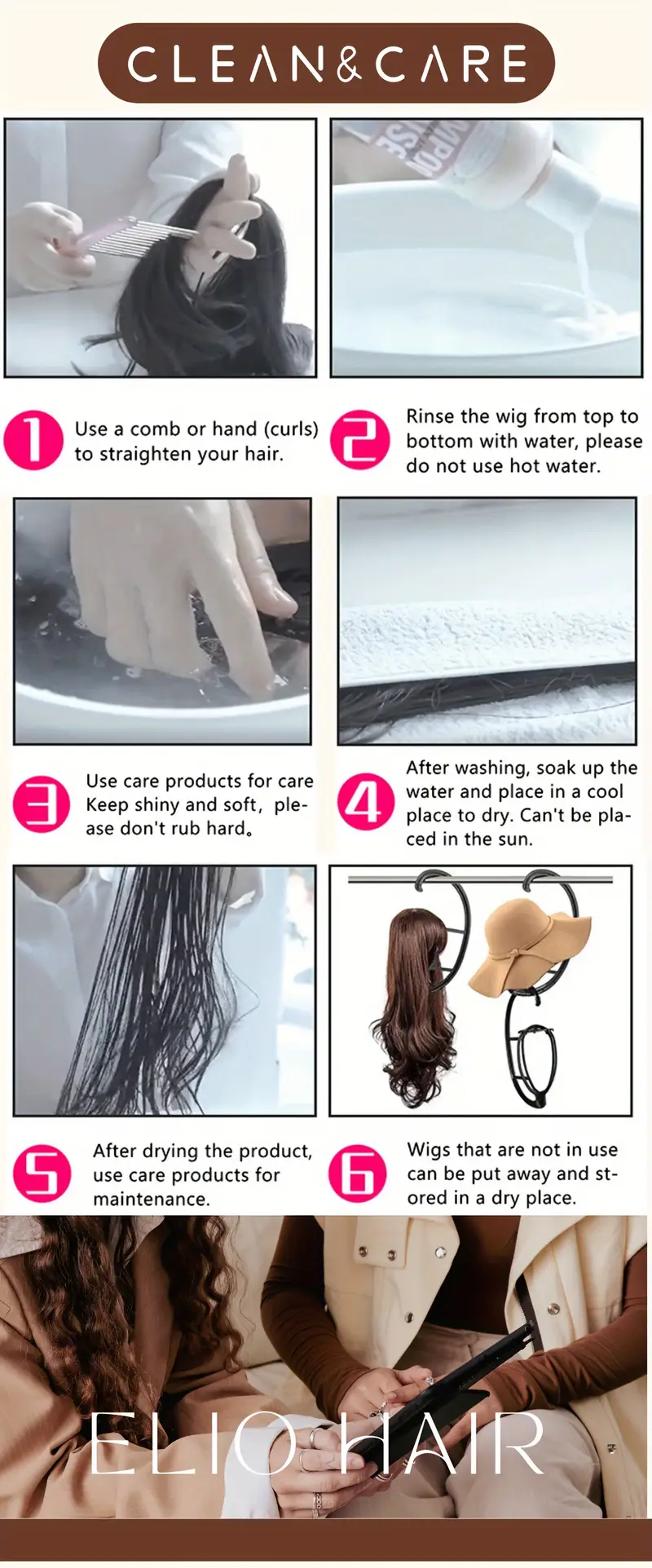 elegant 24 long straight ponytail extension for women heat resistant synthetic hair with elastic band versatile diy wrap around style adds volume length to any hairstyle ponytail hair extensions details 4