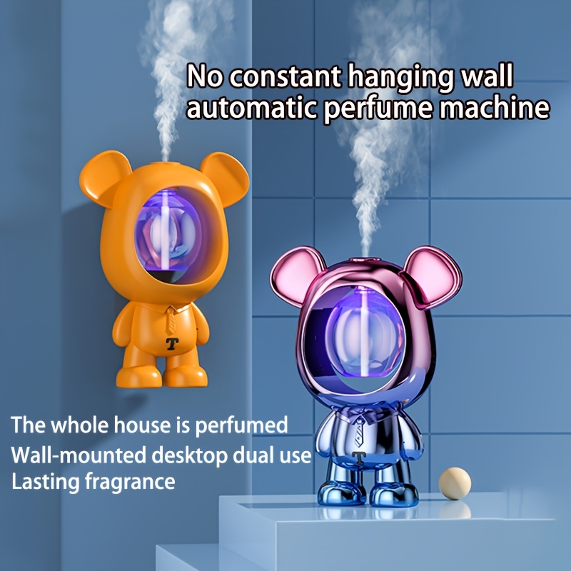 Bear Smart Aromatherapy Machine, Bedroom Living Room Bathroom Lasting Fragrance, Fresh Air Diffuser With Essential Oil, Office Bedroom Bathroom Necessary Art Decoration, Small Gifts To Friends, Christmas Gifts, Mother'S Day Father'S Day Gifts