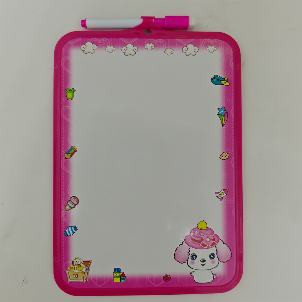 Erasable Drawing Board with Eraser for School Home Practice Writing