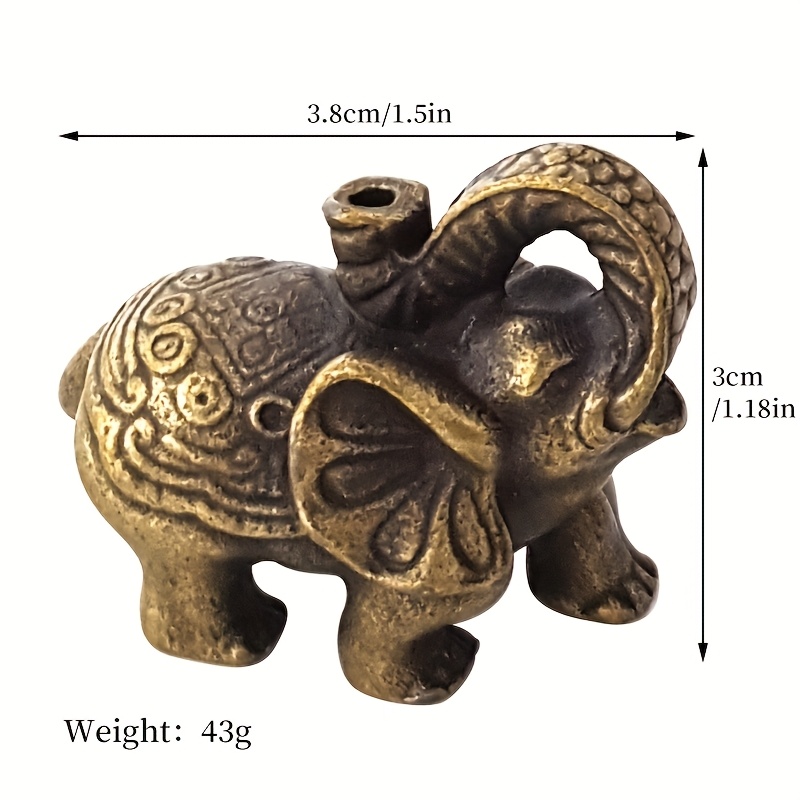 TEMU 【商品名】クリスマス デー 母の日 父の日 ティブ ギフト 象 薬缶ホルダー 薬缶ホルダー 動物 ティブ スティック 薬缶ホルダー 金属工芸品