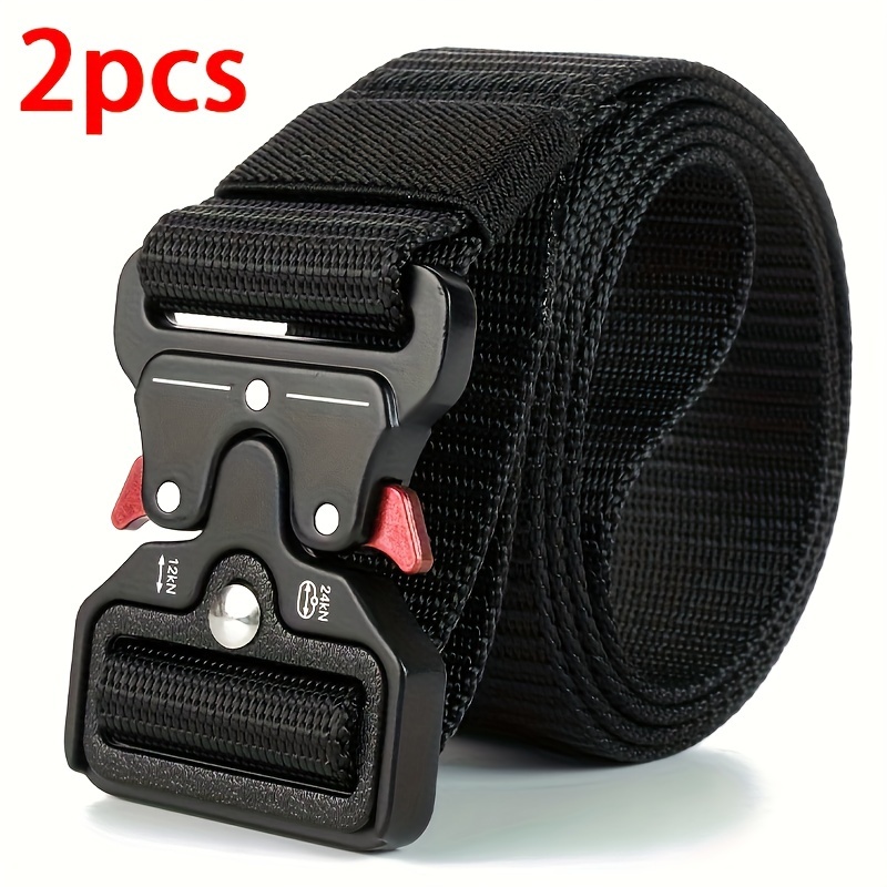

2pcs Men's Belt, Outdoor Hunting Multi Belt, Sport Belt