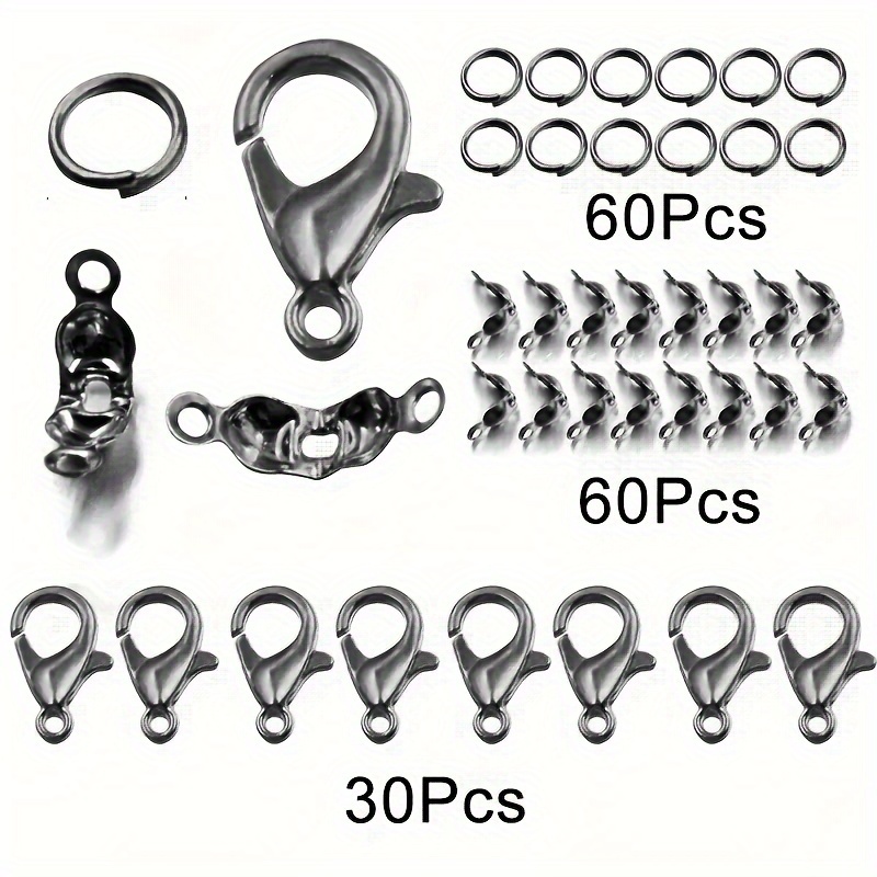 150pcs DIY Jewellery Kit with Clasps and Connectors