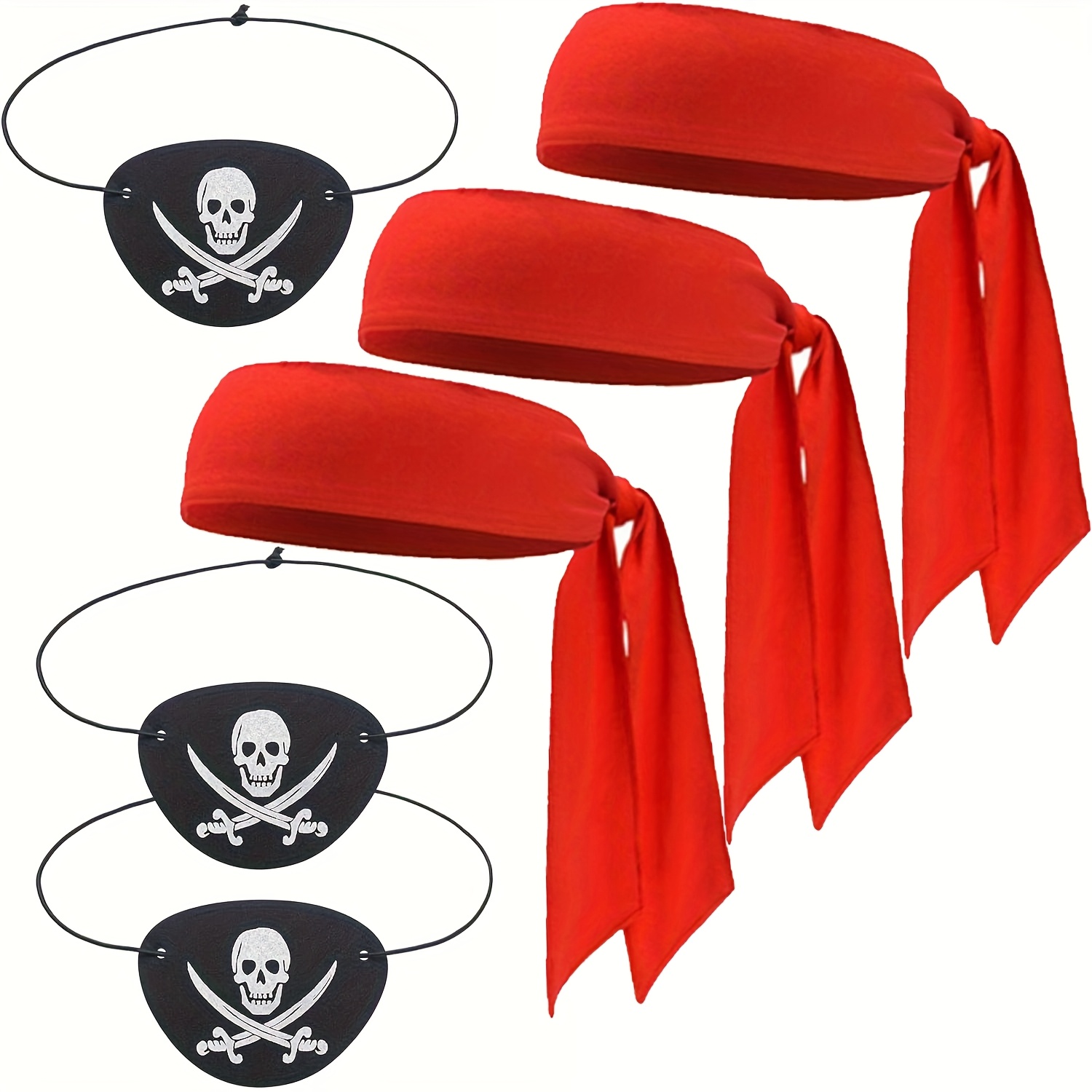 10pcs Practical Halloween Pirate Decoration Set