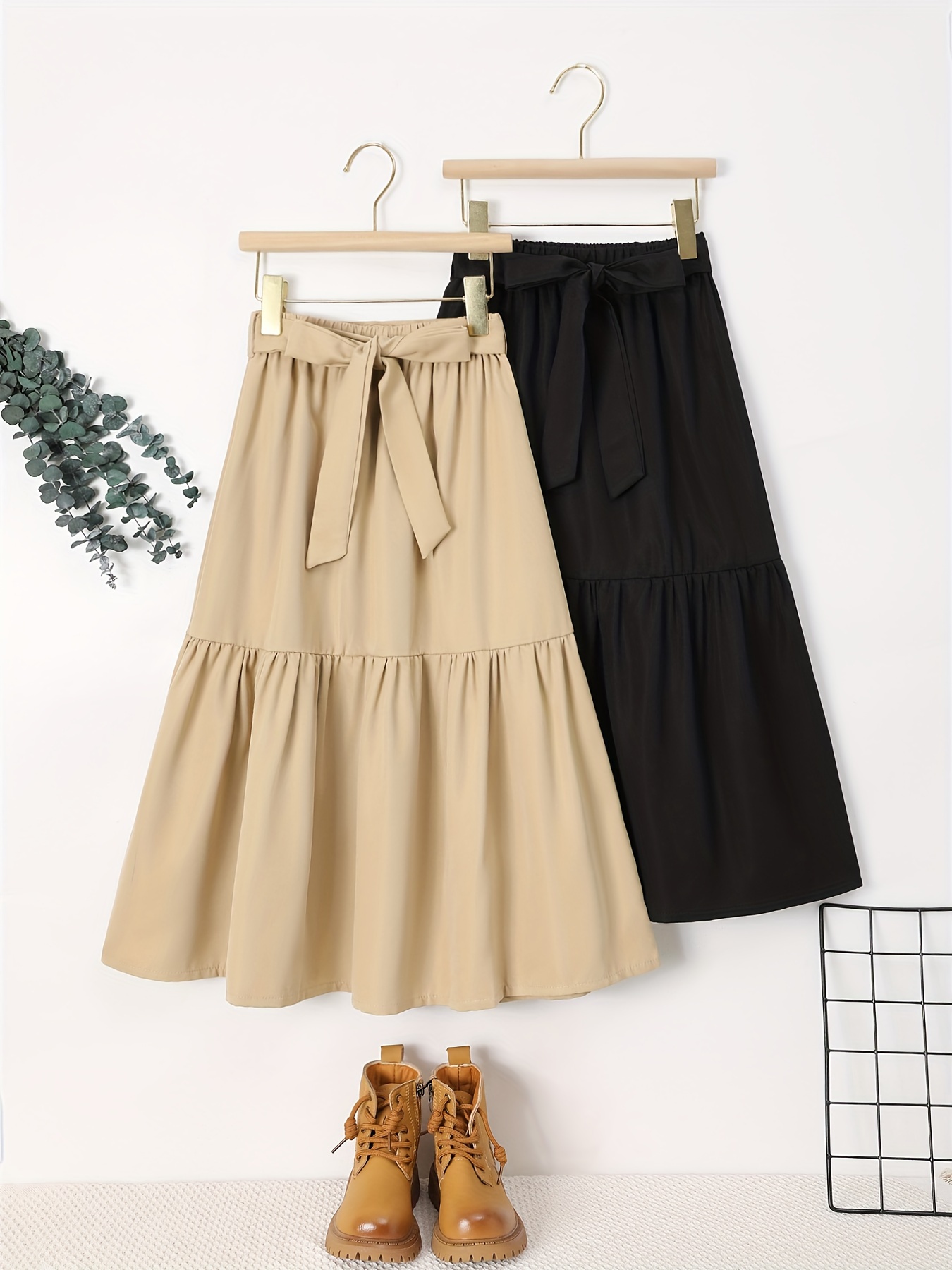 girls long skirts sold on Temu United States