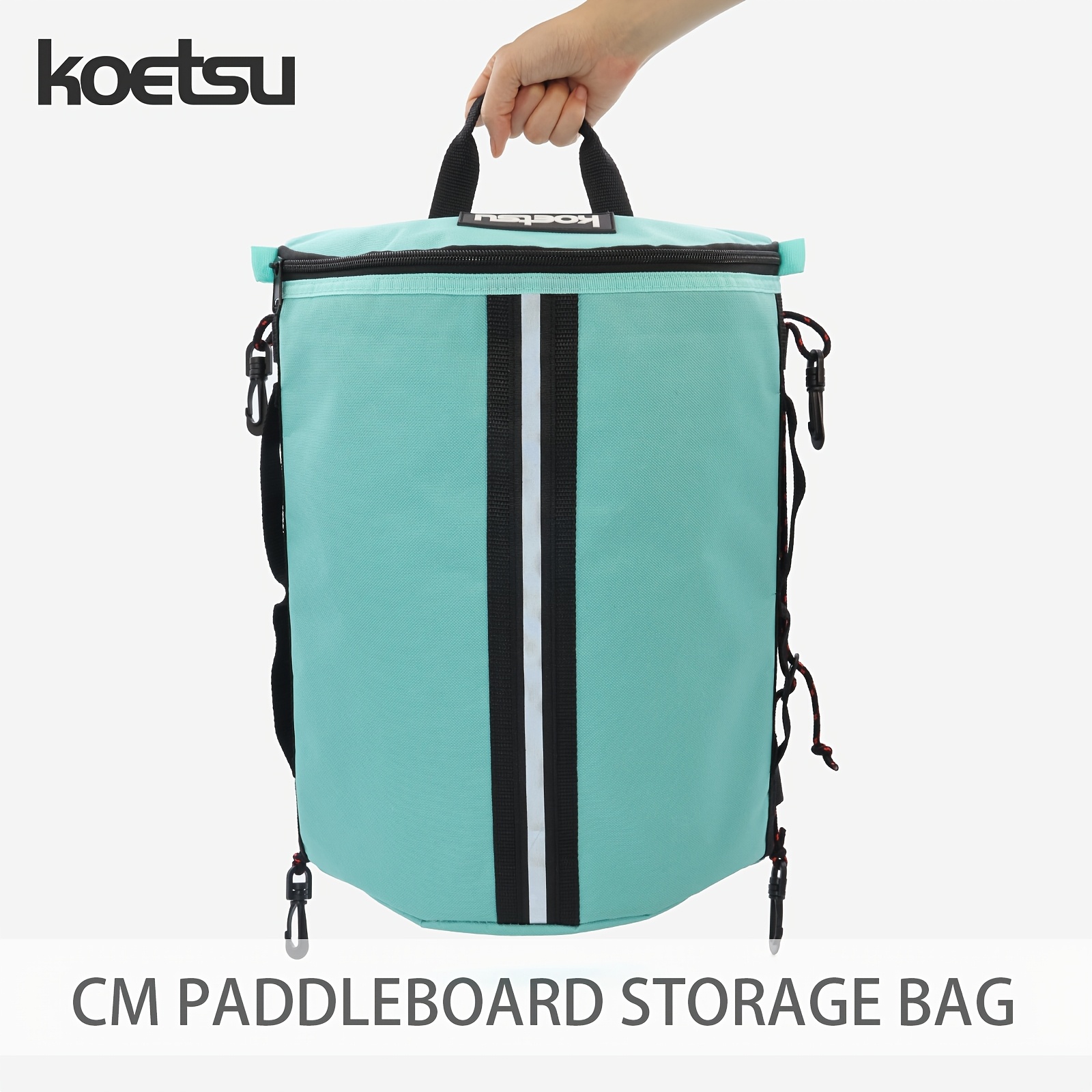 TEMU Sac de rangement KOETSU CM SUP en haute résistance, pour charges lourdes, poignée de transport, bande réfléchissante avec 4 crochets