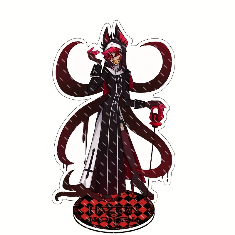 * Alastor Acrylic * - Collectible Character Display Card, Durable Acrylic Material, Vibrant Print, Standing Desk Decor, Official Fan