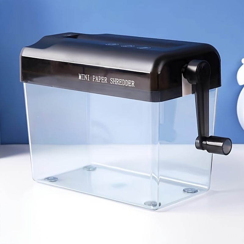 TEMU Compact A6 Handheld Shredder - Dispositif de coupe de silencieux pour et , Shredder pour une utilisation personnelle