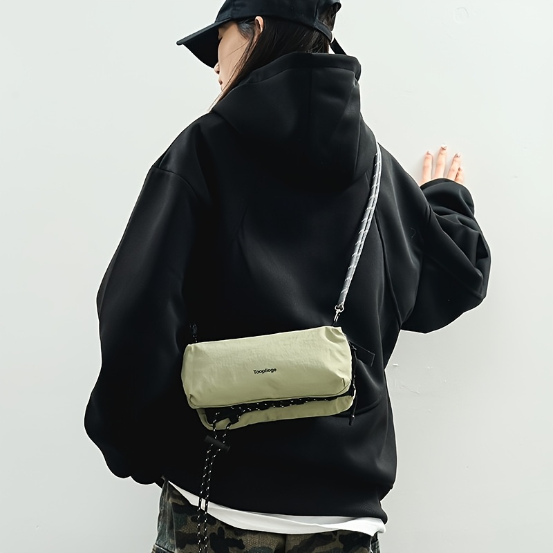 E-shop Verstellbare Umhängetasche für Damen - Robuste Nylon-Umhängetasche mit Reißverschluss, minimalistisches Design für den täglichen Gebrauch,