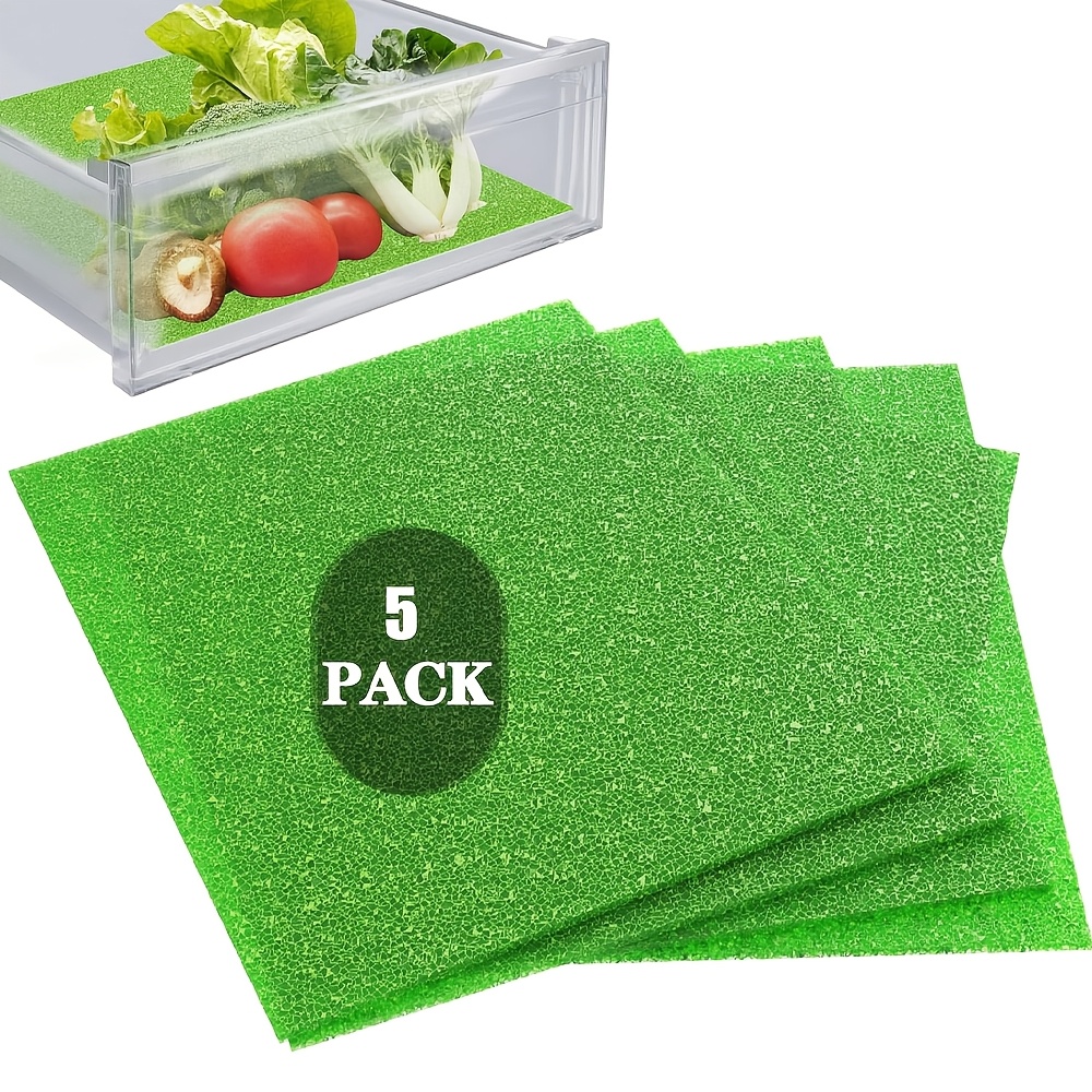 5 pack fruit   extender drawer liner refrigerator organizers and storage fridge shelf liners