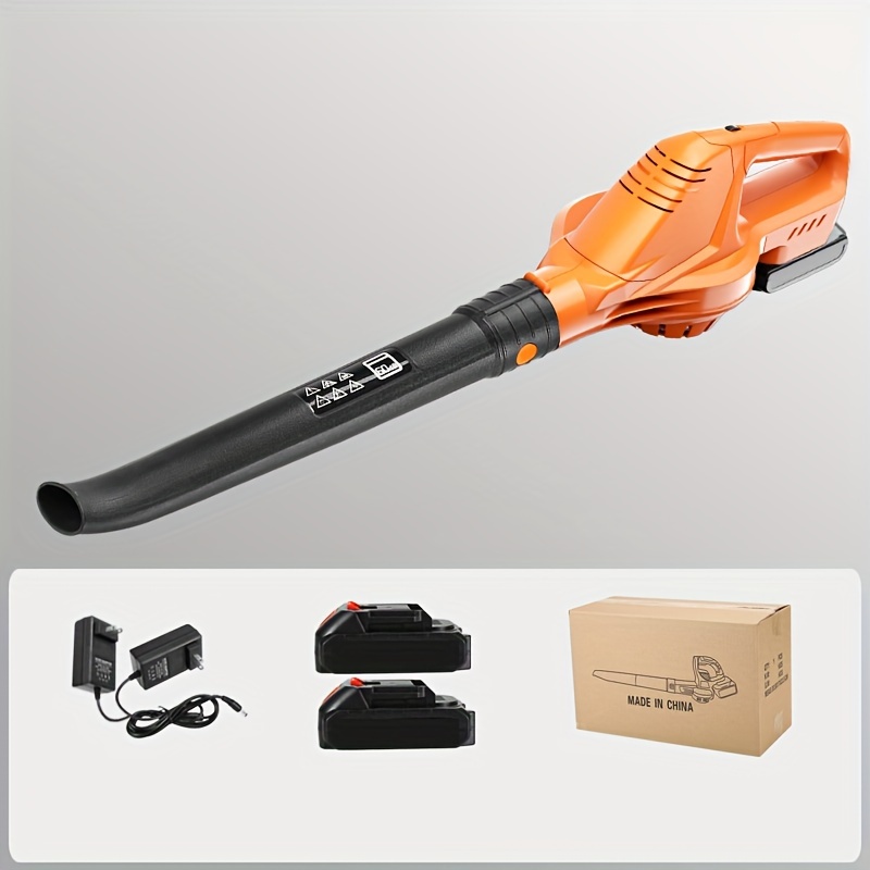 TEMU Blower Electric & Cordless Leaf Blower & Vacuum With Battery & Charger, 21v Leaf Blower Cordless, Lightweight Cordless Leaf Vacuum, Handheld