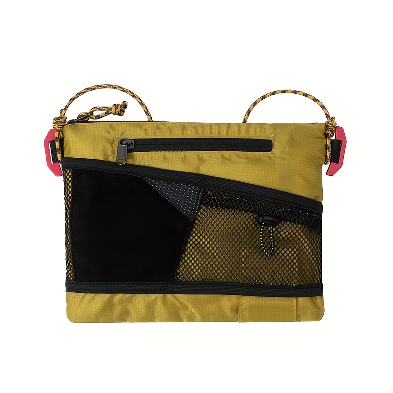 TEMU Bolso de Senderismo Play-Outdoor - Bolso Plegable de Nylon con Correa Ajustable, Cierre de Cremallera, Ideal para Senderismo, Viajes, Uso Diario