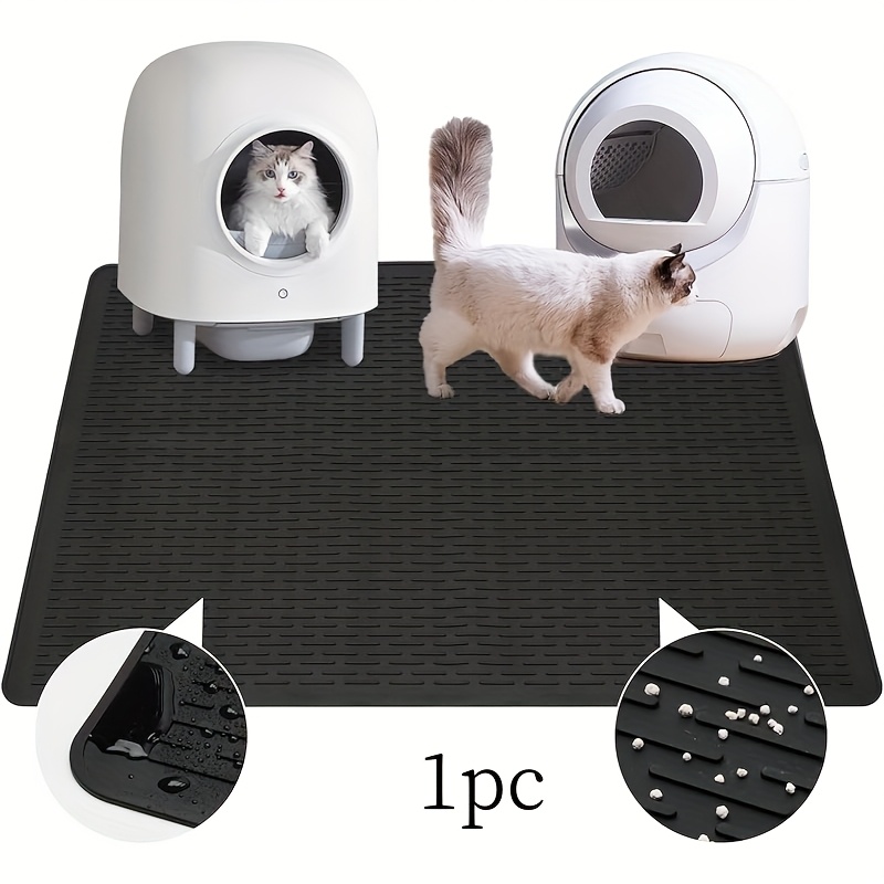 TEMU 1pc Cat Litter Pads, Waterproof Soft Cat Litter Pads, Cat Litter Box Pads, Easy To Clean, Indoor Floor Cat Litter Pads