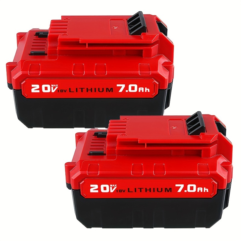 

[2-pack 20v 7.0ah] Pcc685l Replacement Battery Compatible With 20 Volt Lithium Ion Battery Cc681l Pcc685l Pcc685lp Pcc680l Pcc682l Pcc600 Pcc640 Cordless Power Tools Batteries (red)