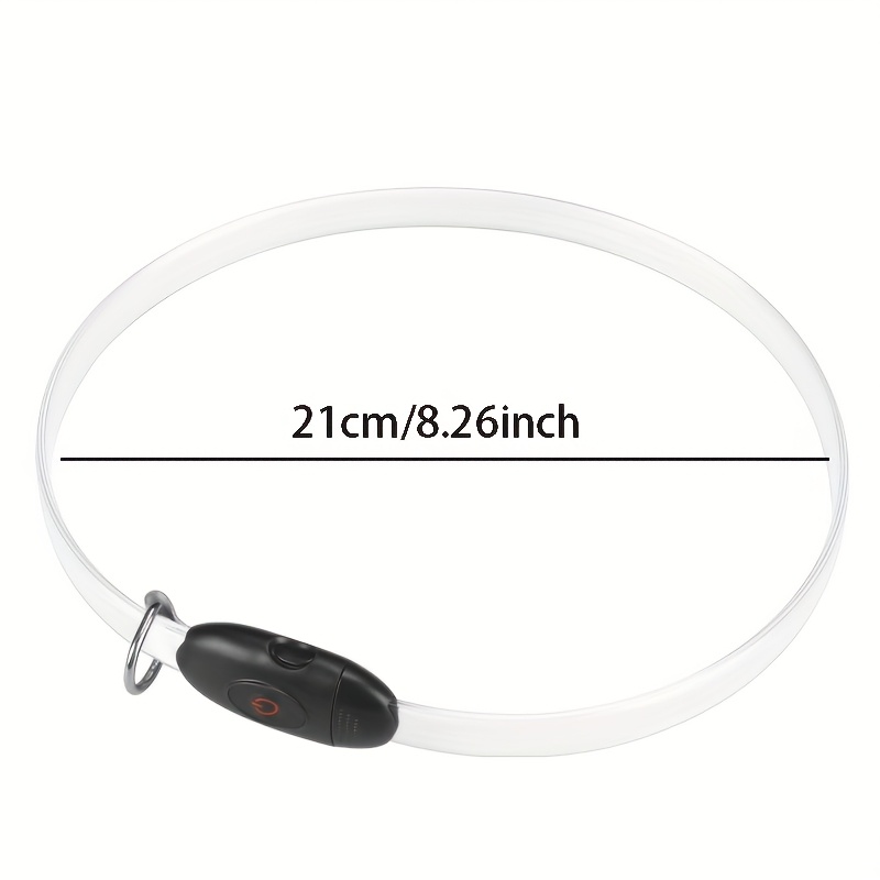 TEMU Collar para Mascotas de Segunda Generación Práctico, Colorido y de , Ajustable y Recortable, Compatible con Correa de . Luz Más en Todo el
