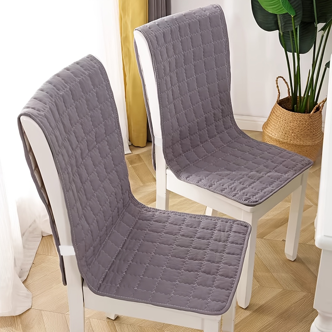 TEMU 2pcs Housse de Fauteuil de Matelassage Unie