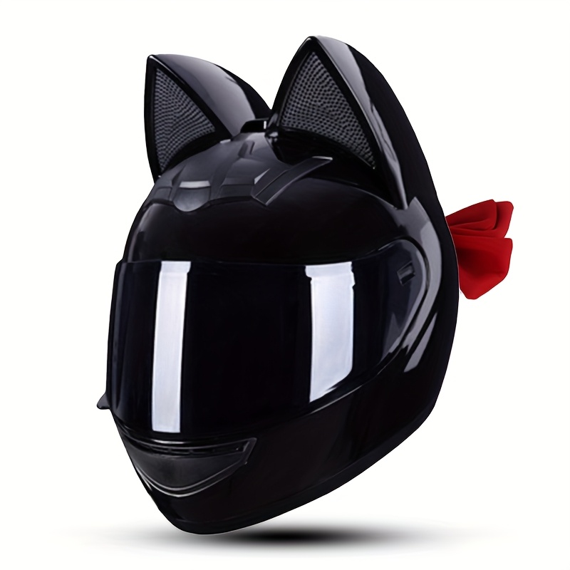 motorcycle cat ears bow dark style black kawaii anime riding - Temu Kuwait