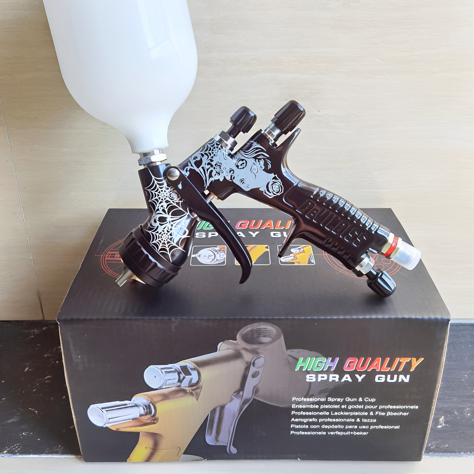 TEMU Devildiss 1.3mm Te20 Tool Pistol Spray Paint Cars