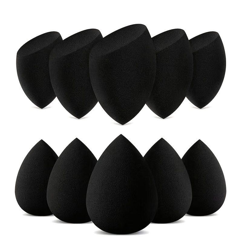 

10pcs Makeup Sponge Set - Fragrance-free, Types - Ideal For Foundation, Concealer & Liquid Creams