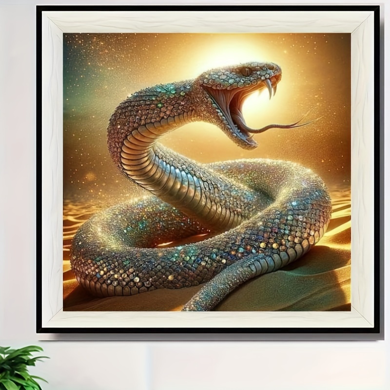 Image of Round Diamond Painting Kit 5d Art Painting 1pc 30 X 30 Cm/11.8 X 11.8 Inches Handmade Craft Wall Decor Home Decoration Ornament Frameless