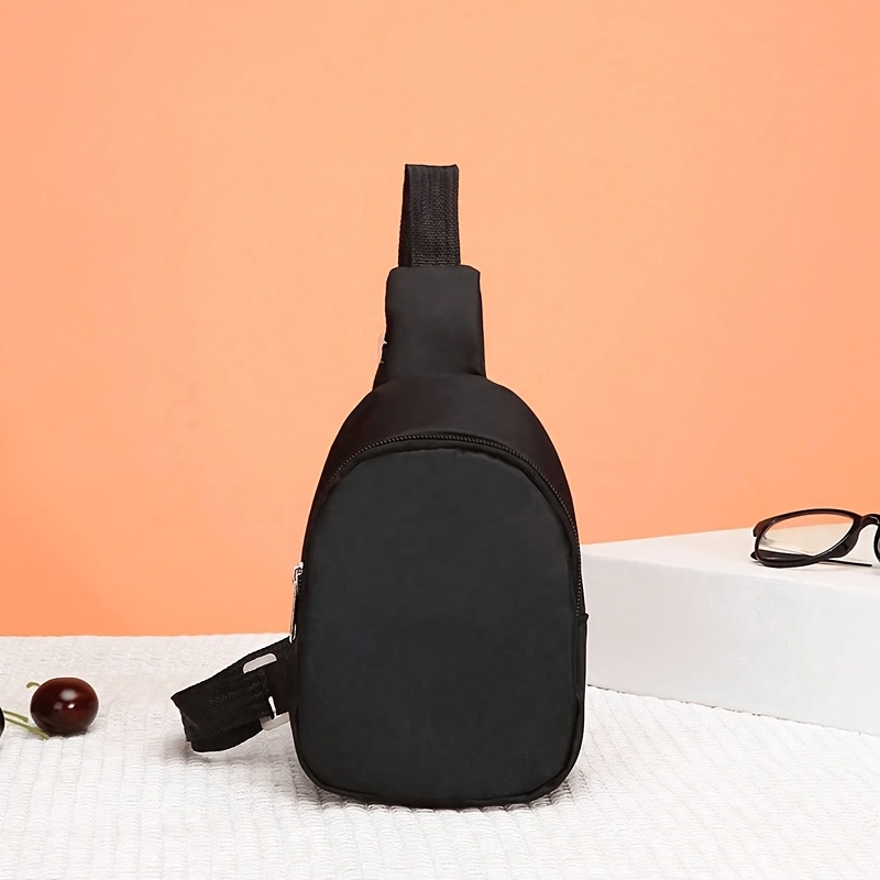 TEMU mini sac de poitrine élégant uni présente un motif de couronne et est d'un motif unique. Il convient aux activités de , aux jeux et aux