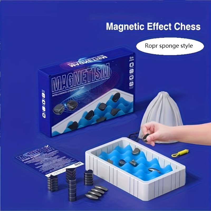1 Ensemble Nouveau Jeu D'échecs Magnétique, Jeu Kluster Magnet