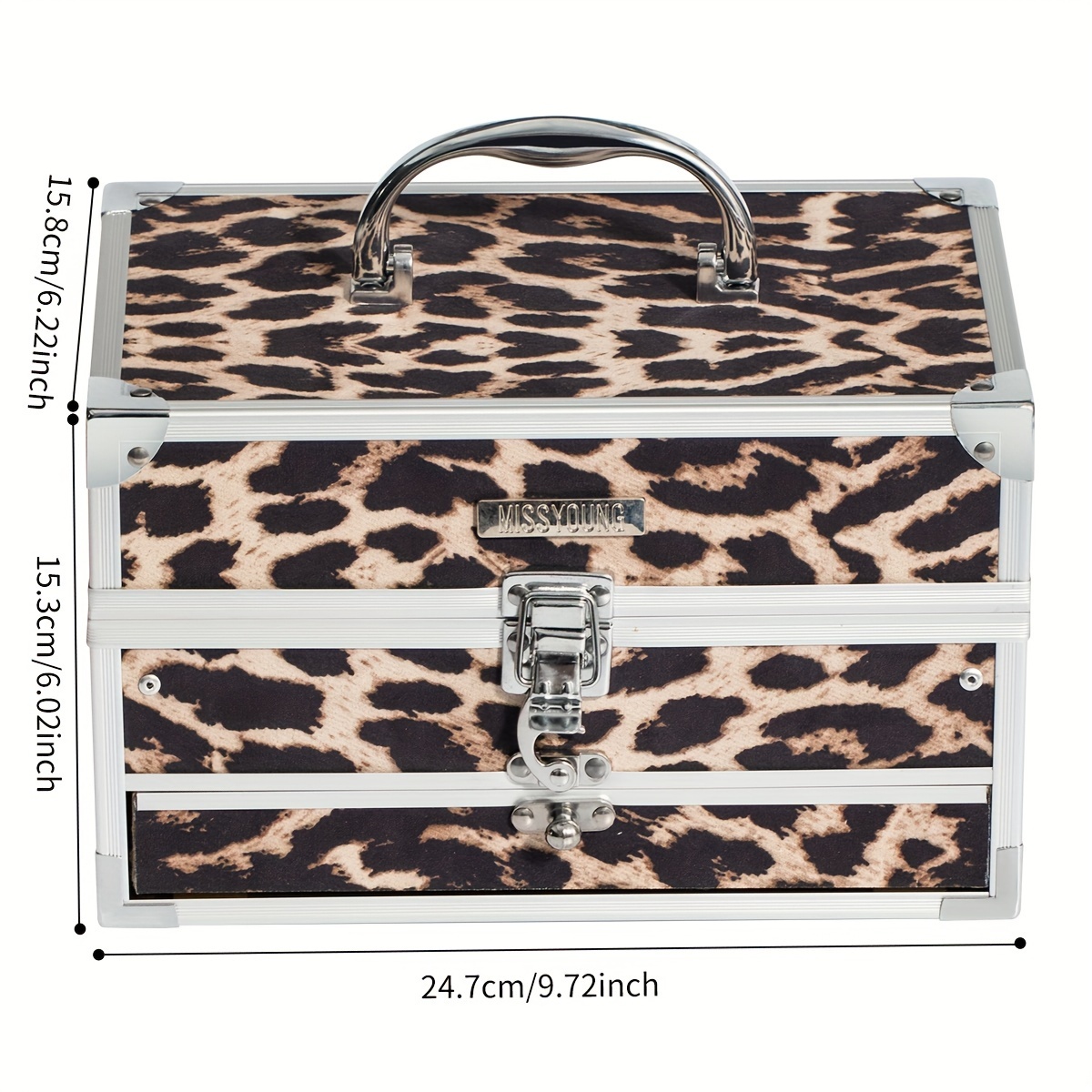 127pcs set leopard print makeup gift set with eyeshadow blush highlighters mirror brushes multi purpose cosmetic kit for women perfect surprise present for mothers girlfriends details 4