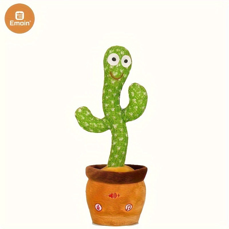 

Emoin Cactus Can Sing And Dance Can Learn To Talk Cactus Toy Twisty Plush Toy Decoration Furniture Decoration (without Batteries)