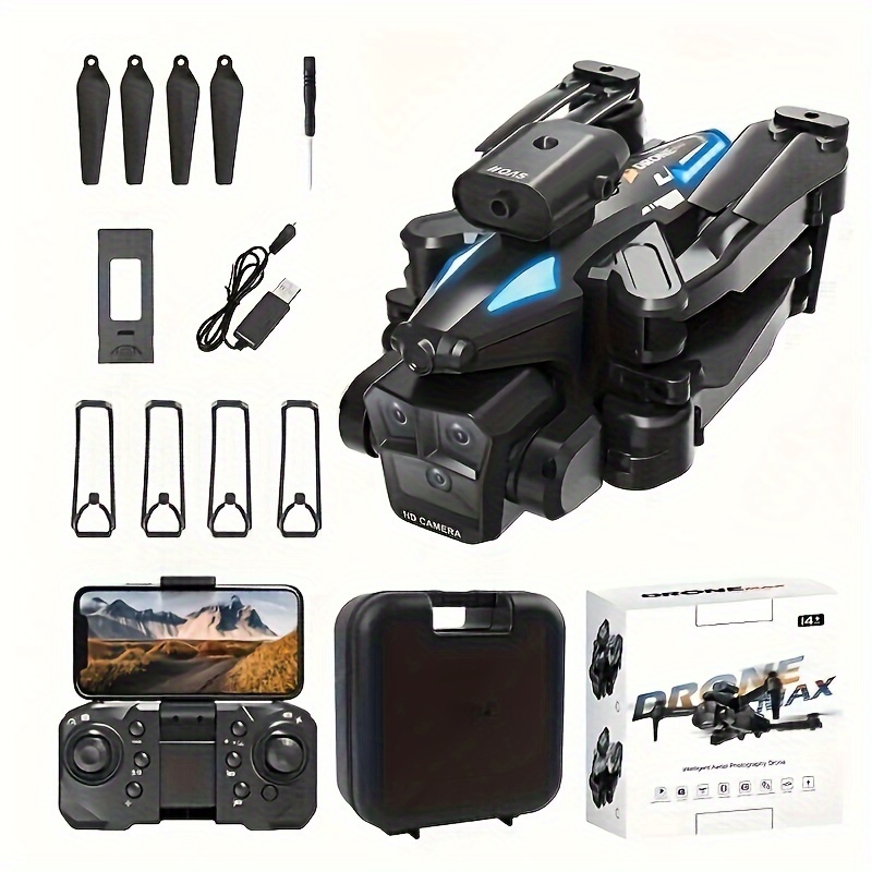 2025 C10 Professional Drone Toy, with Aerial Photography Three-Axis Gimbal, with App Control, FPV Real-time Video RC Quad-axis Toy Aircraft, Automatic Hovering,, Suitable for Festival Toy Gifts