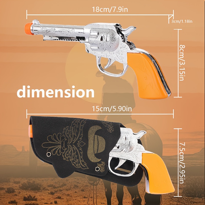 Pistola de vaquero- Accesorios para Disfraces de Vaquero